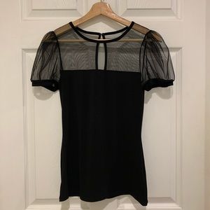 Express / Small / Black Stretchy Top